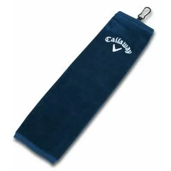 Callaway Golf 16" X 21" Tri-Fold Towel -Clubs Shop Callaway Golf 16 x 24 TriFold Towel Navy a 06384.1642027832