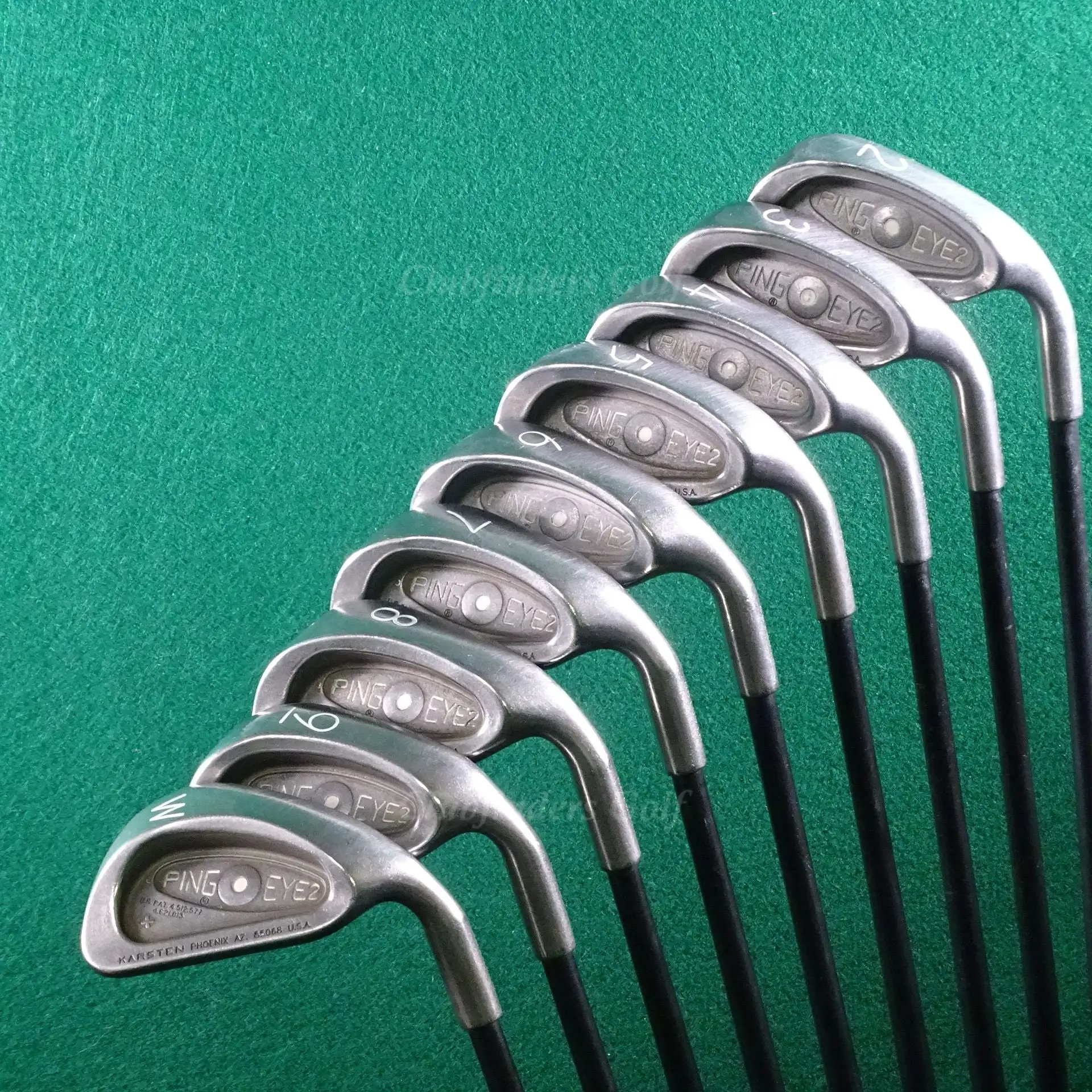 Ping Eye 2 Plus White Dot 2-PW Iron Set Apache PM-30+ Graphite Stiff 1 Ping Eye 2 Plus White Dot 2-PW Iron Set Apache PM-30+ Graphite Stiff