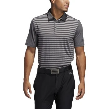 Adidas Golf Men's Ultimate 3-Color Merch Stripe Polo 1 Adidas Golf Men's Ultimate 3-Color Merch Stripe Polo