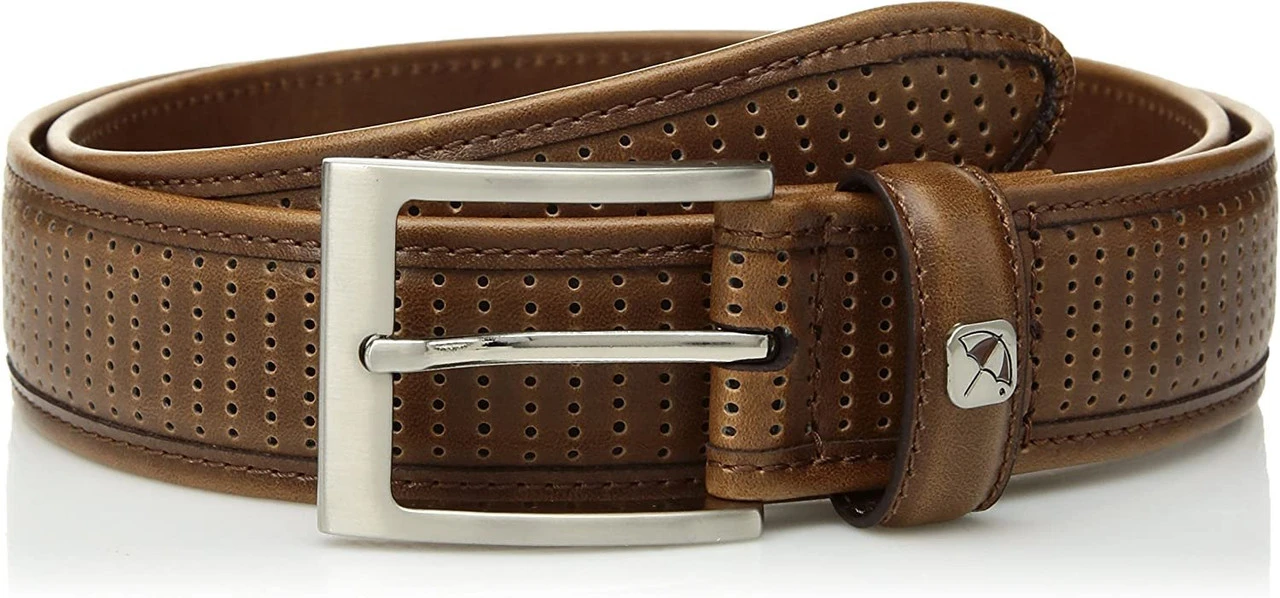 Arnold Palmer Men's Perforated Feather Edge Golf Belt 3 Arnold Palmer Men's Perforated Feather Edge Golf Belt - Image 3