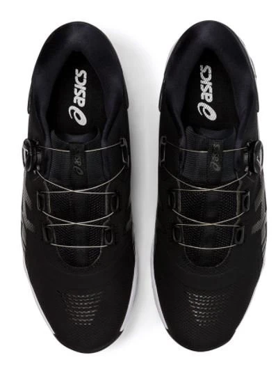 Asics Men's Gel-Course Duo BOA Golf Shoes - Black/Gunmetal 3 Asics Men's Gel-Course Duo BOA Golf Shoes - Black/Gunmetal - Image 3