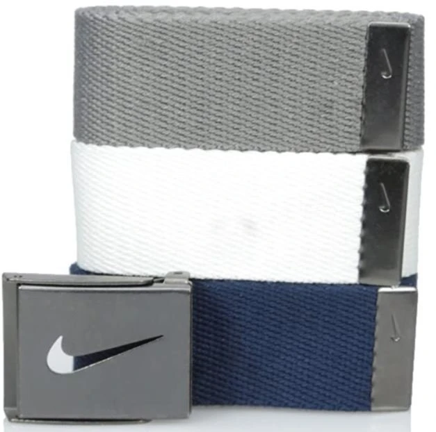 Nike Men's 3 Pack Golf Web Belt 5 Nike Men's 3 Pack Golf Web Belt - Image 5