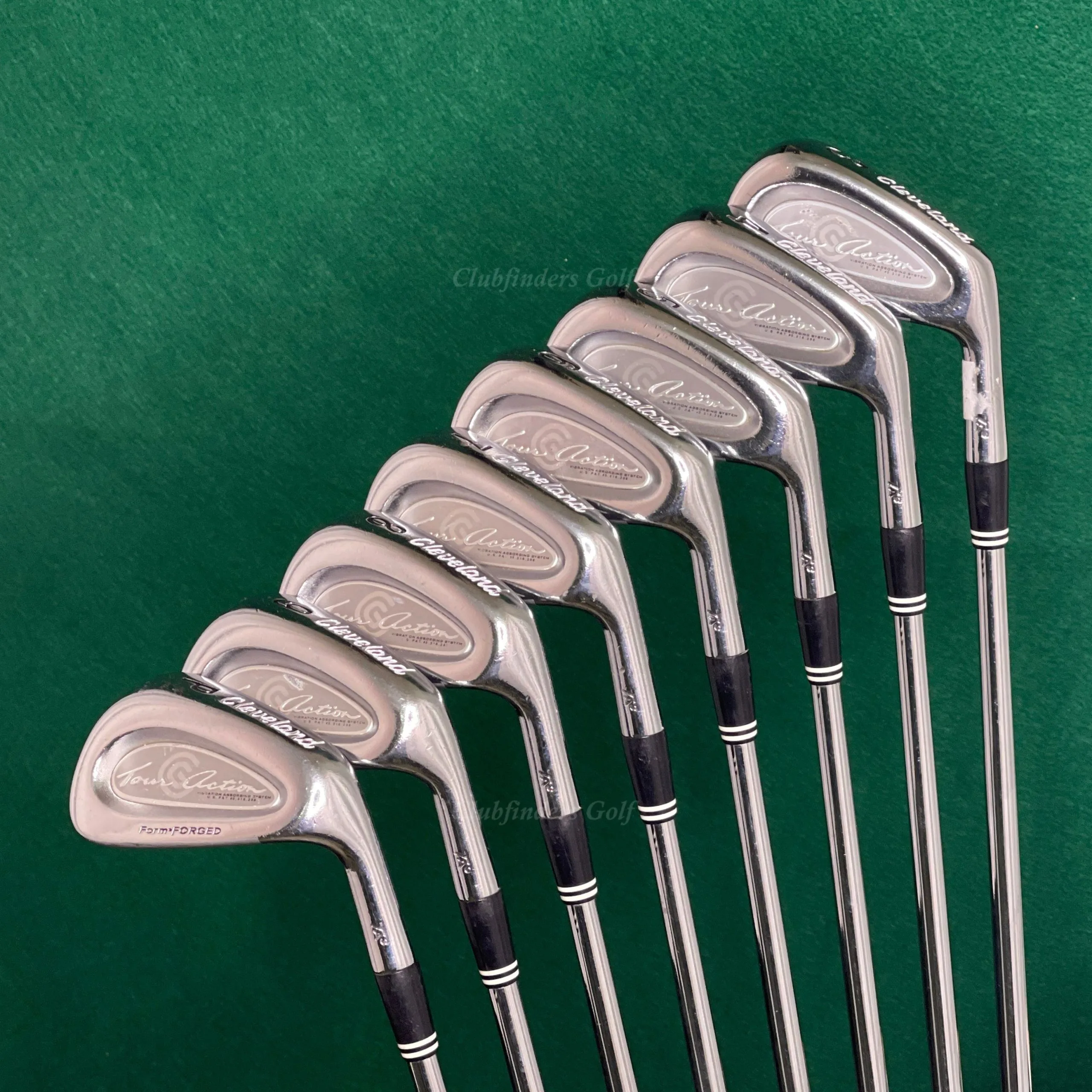 Cleveland Tour Action TA3 Chrome 3-PW Iron Set Dynamic Gold S300 Steel Stiff 1 Cleveland Tour Action TA3 Chrome 3-PW Iron Set Dynamic Gold S300 Steel Stiff